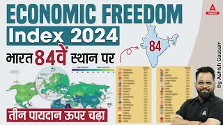 Economic Freedom Index 2024  India Climbs to 84th Position  By Ashish Gautam [upl. by Phillipp]