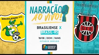 Brasiliense x BrasilRS  Brasileirão Série D 2024  Ao Vivo [upl. by Michella]