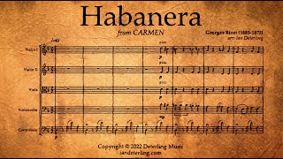 Habanera from CARMEN for string orchestra [upl. by Breskin]