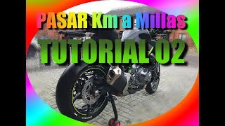 TUTORIAL 02 Pasar de Millas a Kms [upl. by Barnabe]