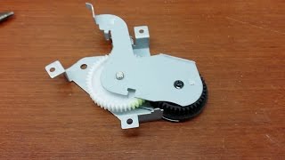 How to quickly repair an HP LaserJet 4250 swing plate gear [upl. by Aleunam]