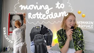 UMZUG NACH ROTTERDAM 📦 ankommen und einrichten startschwierigkeiten amp all the feelings 🥲 [upl. by Ettelrac]