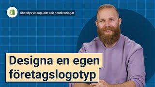 Designa en egen företagslogotyp [upl. by Nosnek103]