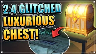 24 NEW GLITCHED LUXURIOUS Chest under the Sacred Sakura Tree FREE PRIMOGEMS Genshin Impact [upl. by Amarillas]