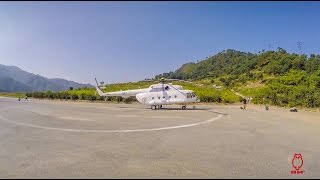 Air Koryo MIL 17 VIP Pyongyang to Hyangsan [upl. by Cherida]