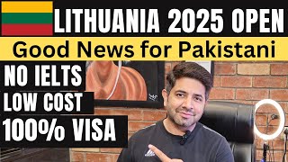 Study in Lithuania 2025 without IELTS  Lithuania Student VISA Process from Pakistan  Schengen [upl. by Elime]