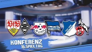 YT BUNDESLIGA KONFERENZ I Sonntagsspiele I 16 Spieltag [upl. by Rambow322]