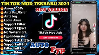 TikTok Mod Terbaru 2024  Tiktok Mod Apk Download 2024  Fyp Indonesia [upl. by Brieta]