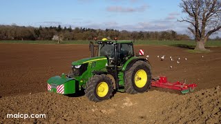 John Deere 6215R gibt Vollgas  Kuhn VariMaster 153  6Scharpflug  Weizenfelder Pflügen  215 PS [upl. by Saylor]