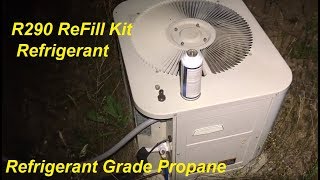 Fixing Central Air Conditioner Unit With R290 Refrigerant [upl. by Korwun]