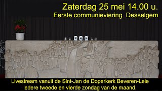 Eerste communie kinderen Desselgem op zaterdag 25 mei om 14 u [upl. by Fidele]