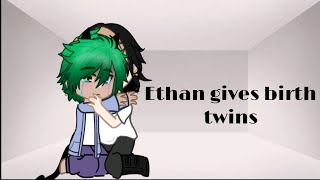 Ethan gives birth twins  gacha nox  mpreg [upl. by Yhtommit]