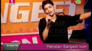 Asif Ali Babar Sanware Tere Bin Pakistan Sangeet Icon 1 Elimination 11 [upl. by Alikam]