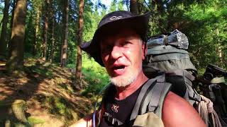 Outdooraktivität TrekkingBushcraft Mit der Hängematte auf der Hunau im Sauerland [upl. by Cochran681]