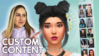 CUSTOM CONTENT shoppen voor DE SIMS 4 🤩  mijn collectie laten zien [upl. by Marguerita188]