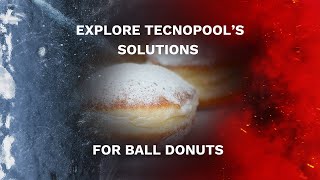 Tecnopool Tecnofryer Frying Cooling Donuts [upl. by Noby]