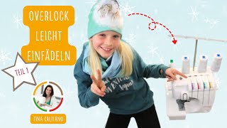 QuickTipp 👍Overlock schnell einfädeln für Anfänger TEIL 1 [upl. by Brandi]