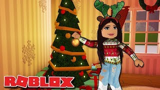 DECORATING MY COTTAGE FOR CHRISTMAS in ROBLOX  Bloxburg Roblox Roleplay [upl. by Atcliffe]