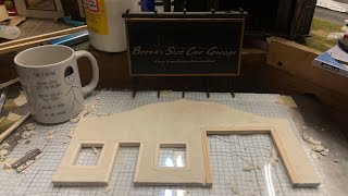 Plaster Paris Scratch Built Garage Part 1 [upl. by Ahtnammas]