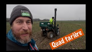 Quad tarière pour les reliquats azotés [upl. by Aicnarf]