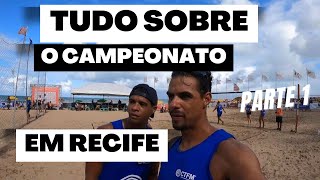 Jogamos um campeonato em Recife berço do Vôlei de Praia Parte 1 volei voleidepraia voleibol [upl. by Yelsna]