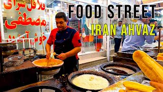 IRANIAN STREET FOOD4KNIGHT WALK AHVAZ LASHKAR ABAD [upl. by Hildegarde]