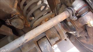 Land Rover Defender drag link balljoint refitting [upl. by Tirreg748]