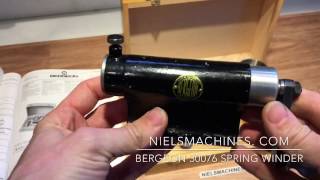 Bergeon 30076 Clock Mainspring Winder [upl. by Unhsiv]