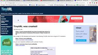 How to use TINYURL to create small links [upl. by Therron830]