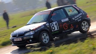 Tournai 2015  Onboard Lamy  Charlier  Peugeot 106  ES4 Templeuve HD by JHVideo [upl. by Htennek846]