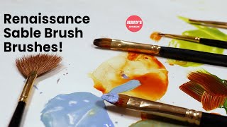 Renaissance Sable Brush  A favorite with top portrait artists [upl. by Engamrahc565]