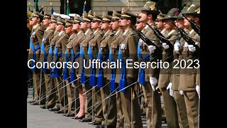 Concorso Allievi Ufficiali Accademia Militare Esercito 2023  146 posti [upl. by Lynett]