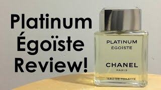 Platinum Égoïste by Chanel Fragrance Review [upl. by Cinom893]