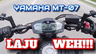 NEW YAMAHA MT07 TEST RIDE [upl. by Howie721]