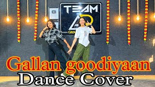 Gallan goodiyaan Dance Cover  Wedding Dance choreography gallangoodiyaan gallangoodiyan dance [upl. by Ainecey]