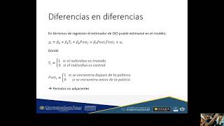 Econometría avanzada  Teoría  Diferencias en diferencias [upl. by Gambrill46]