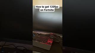 How to get 120fps on Fortnite Xbox Series XS [upl. by Tebazile]