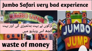 Jumbo jump Safari very bad experience [upl. by Nawed]