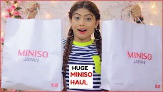 MINISO HAUL  Rinkal Soni [upl. by Adnar576]