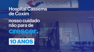 Hospital Cassems de Coxim  10 anos de cuidado [upl. by Tocs334]