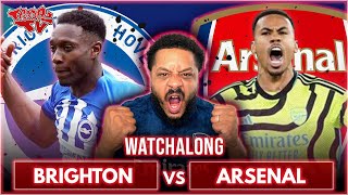 Brighton 03 Arsenal  Premier League  Watchalong WTroopz [upl. by Htebesile238]