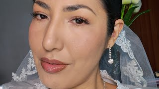 Maquillaje Minimalista para Novia 👰‍♀️🫶✨️ makeuptutorial [upl. by Edee]