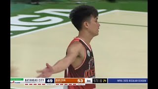 TOPENG LAGRAMA with a NO LOOK BEHIND THE HEAD PASS l Full Game Highlights l MPBL  Quezon [upl. by Enifesoj]