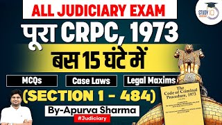 Complete CrPC in 1 Lecture  Criminal Procedure Code 1973  All Law Exams [upl. by Stefania682]