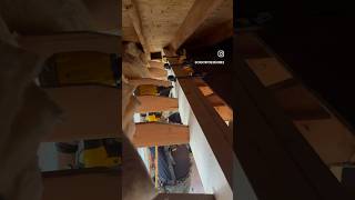 Open concept floor plan in progress homerenovation homegoals carpentry openconcept [upl. by Yorled]