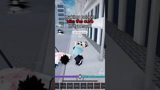 making people bite the curb on type soul roblox typesoul [upl. by Ecinhoj479]