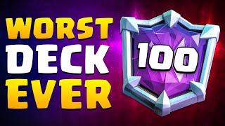 I Hit Top 100 Global With the WORST Deck Ever [upl. by Siradal161]