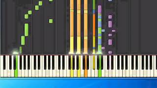 Aretha Franklin  Willing to forgive ge Piano Tutorial Synthesia [upl. by Goddart]