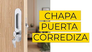 Como Instalar una chapa para puerta Corrediza [upl. by Ardehs72]