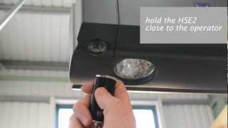 How To Program a Hormann Handset to a new Bi Secur Hormann Promatic Opener [upl. by Hoagland]